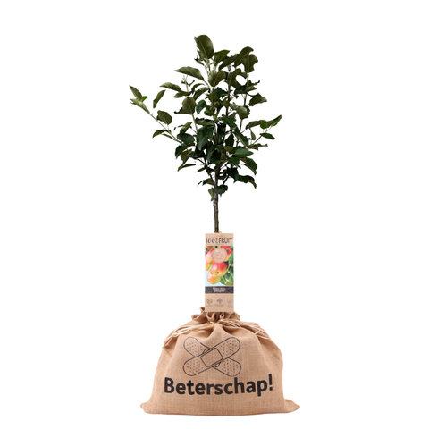 Bedrukte jute zak
